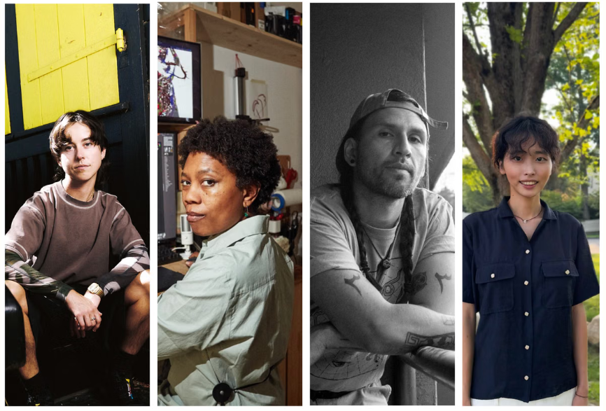 The recipients of the Future Art Ecosystems Research and Development Fellowship (FAE R&D).