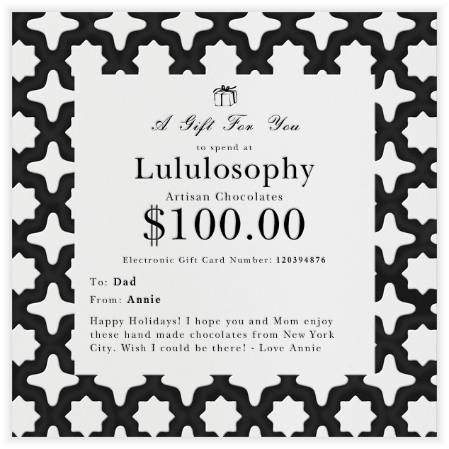 Lululosophy Electronic Gift Card