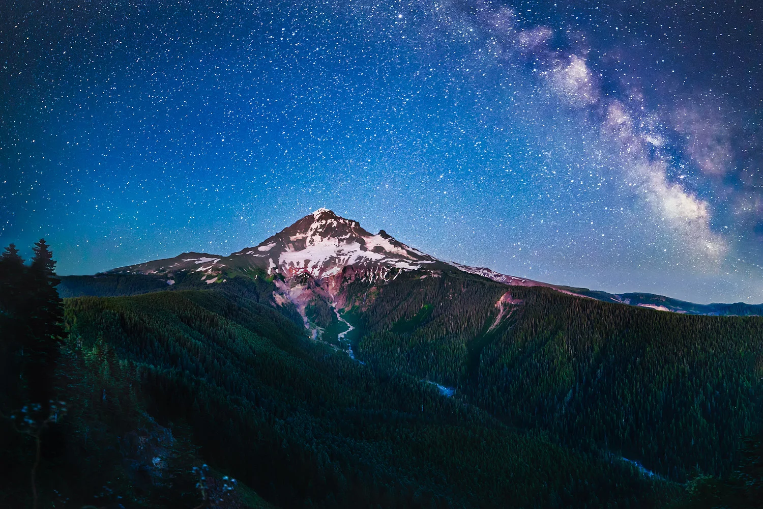 Milky Way over Mt Hood