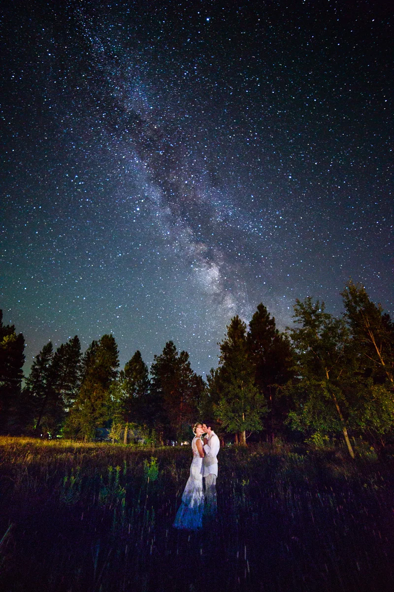 Kissing under the Milky Way