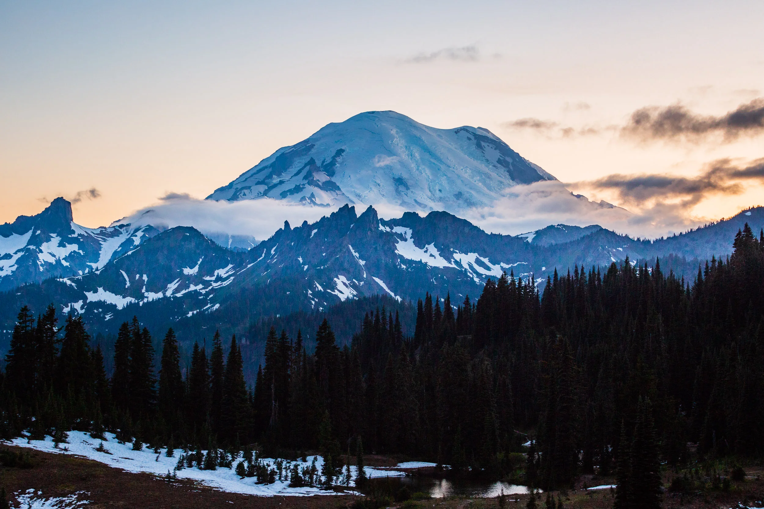 Mt Rainier Sunset