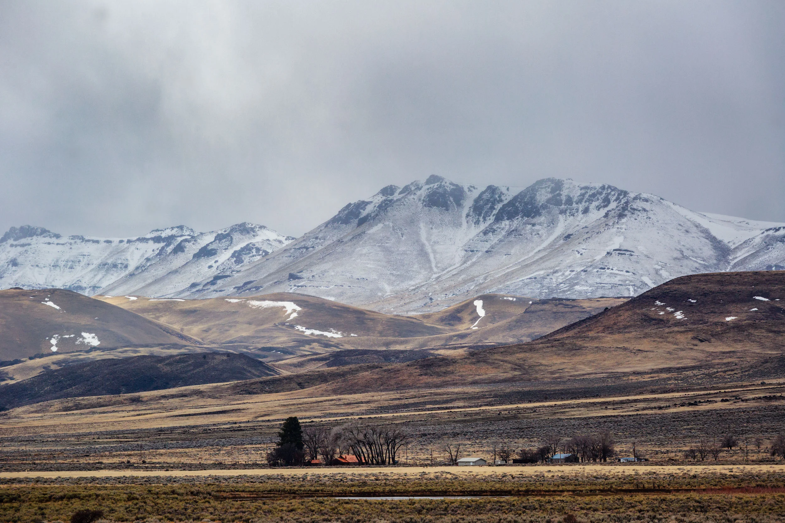 Snowy Steens Above Andrews