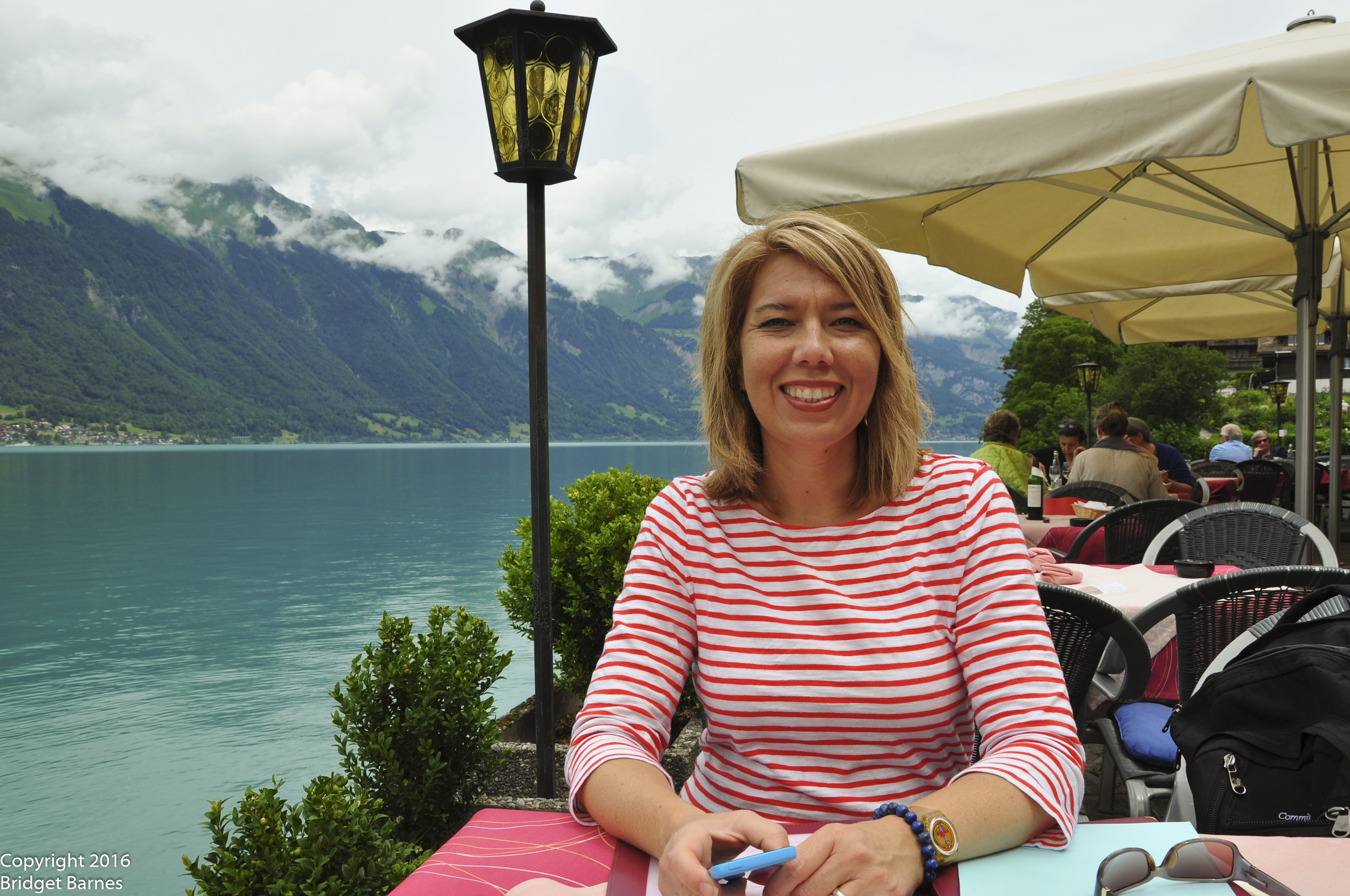 You can't beat this view at lunch!