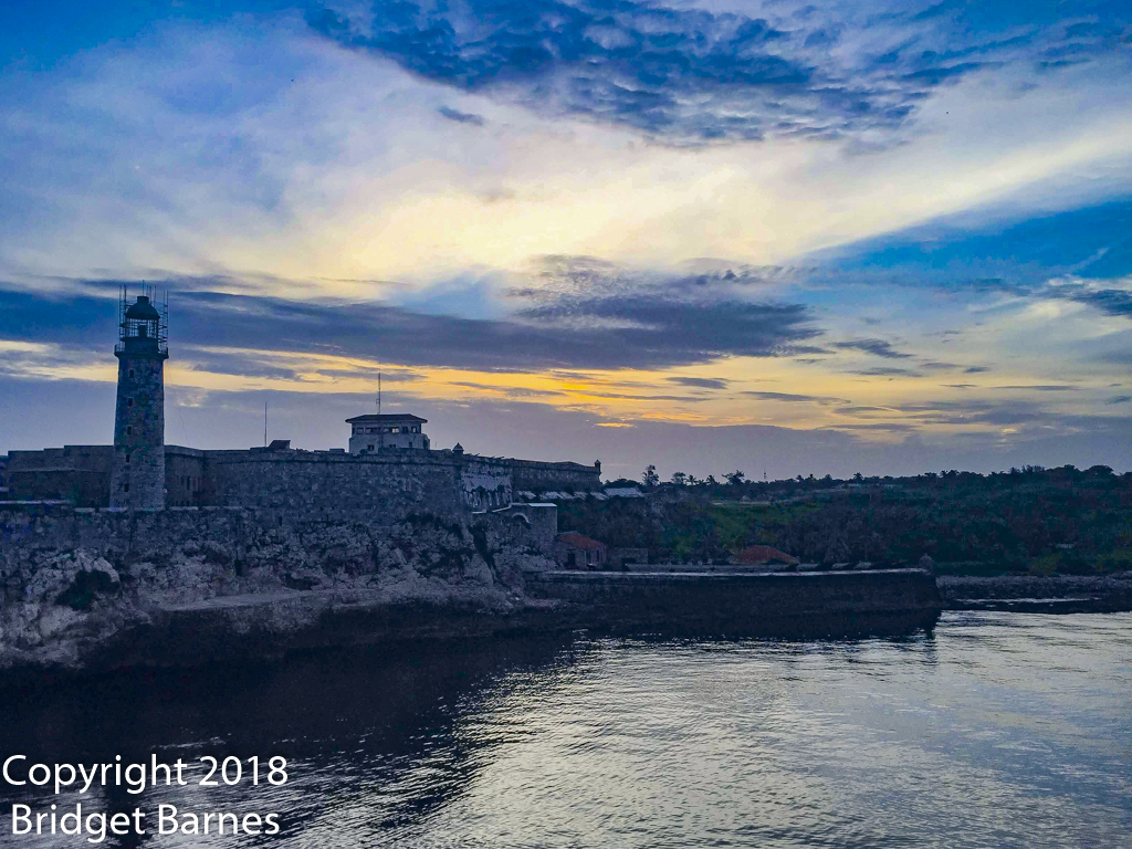 Pulling into the Port of Havana at sunrise, 18 June 2018