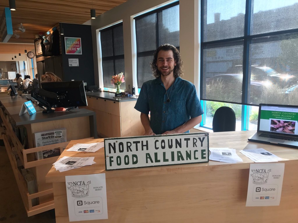 NCFA employee Sasha at the Wedge Co-op.