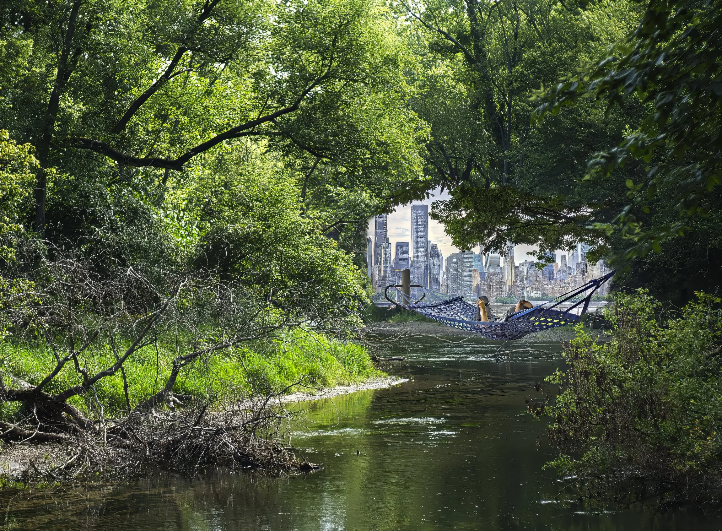  Charles Yang: In Between The City And The Woods (A Composite, NOT AI) 