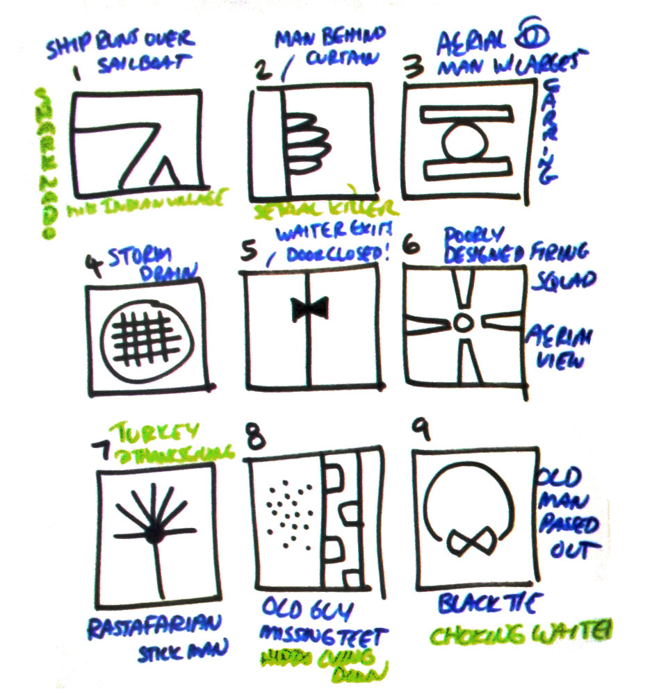Droodles model creative thinking, abstraction, story telling, and celebration.