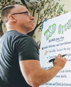 Wade Forbes blends art and illustration with the best facilitation school in the U.S. Army.
