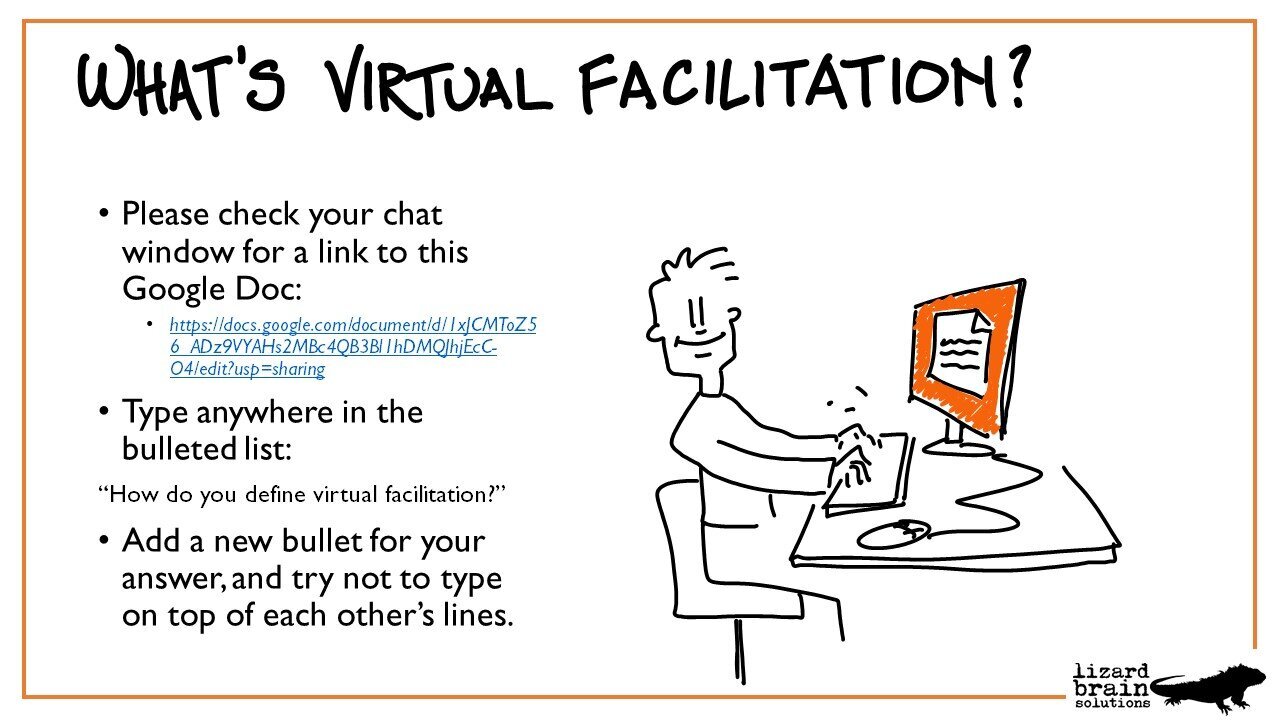 Students learn virtual facilitation by doing