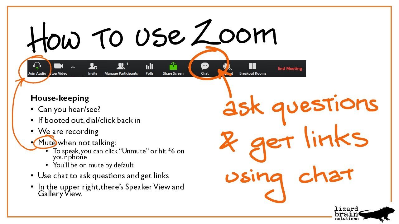 Zoom is our preferred platform for virtual facilitation