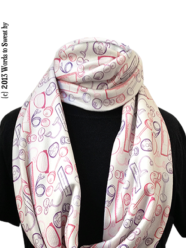 Words to Sweat By Infinity Scarf