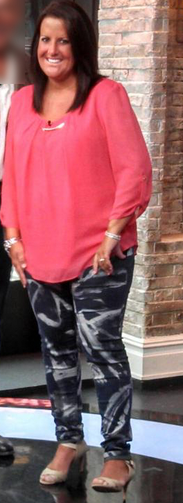 Ashley Gold before her weight loss.
