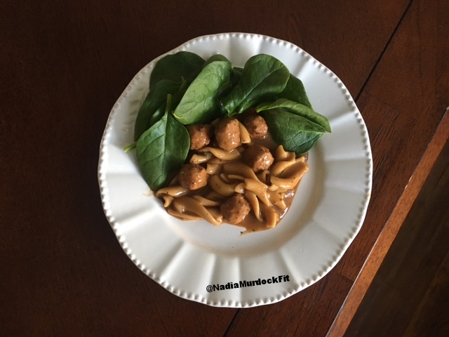 Swedish Style Meatballs with 4g of Fiber and 14g of protein