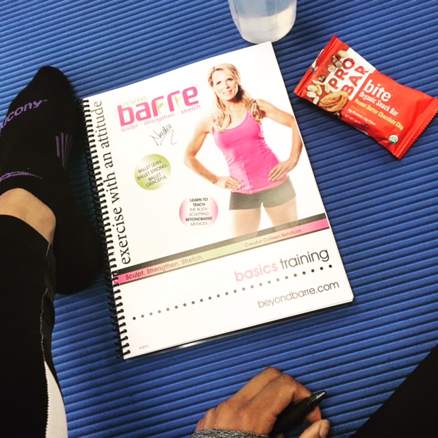 The snack options are amazing! &nbsp;The ProBar helped me stay energized during my Beyond Barre training.&nbsp;