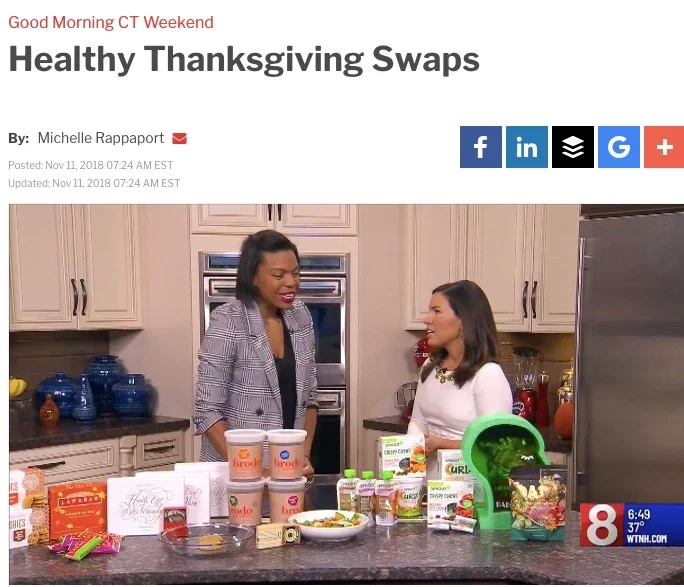 Healthy Thanksgiving: I shared My Tips on Good Morning CT Weekend