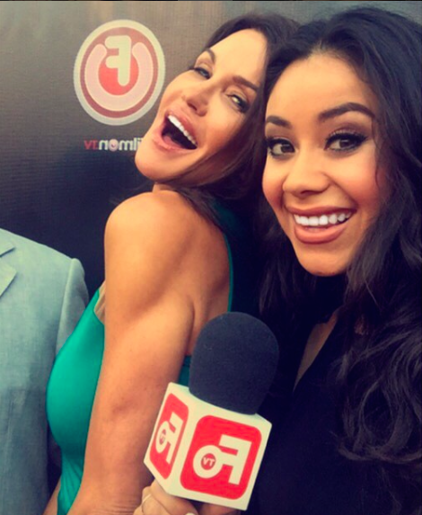  Hair and Makeup for Alicia Monique Blanco, who was hosting the red carpet. 