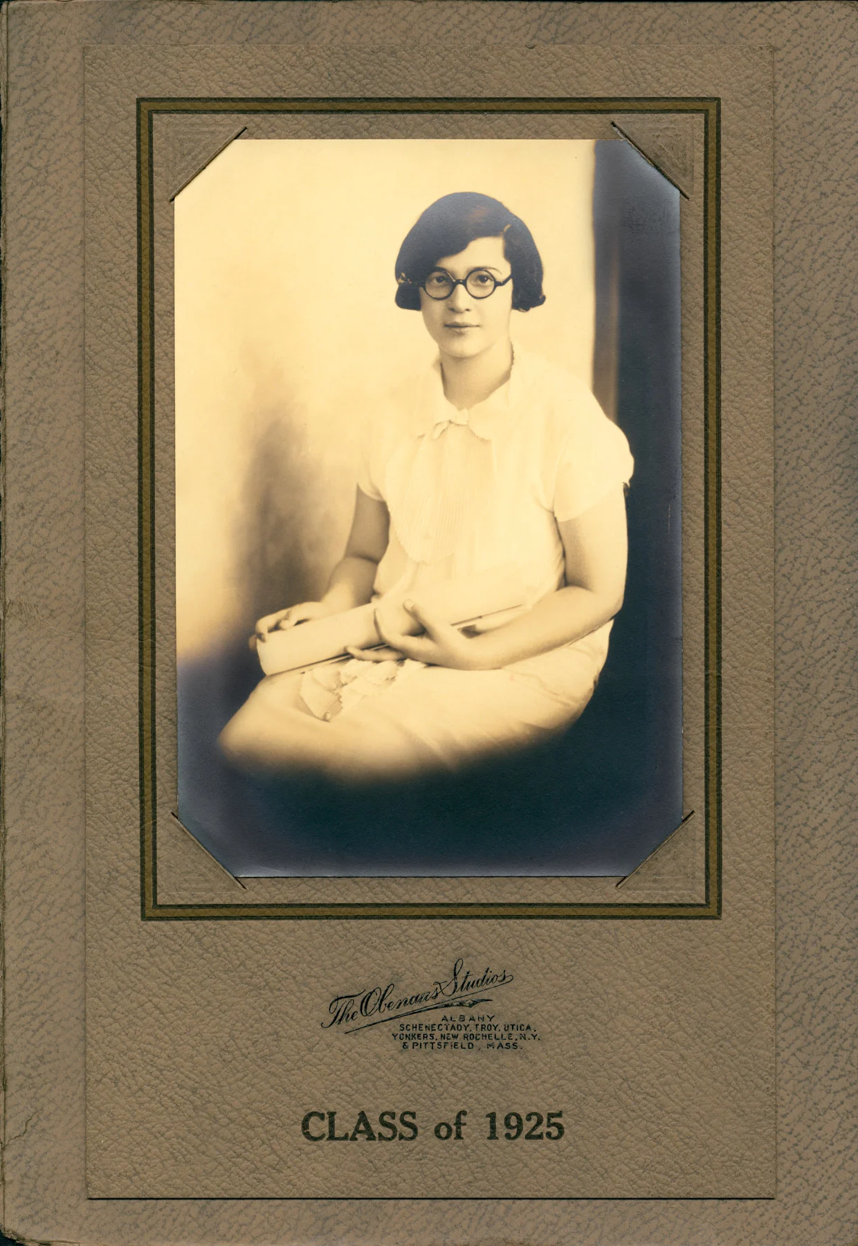 Bernice Fried Middle School Graduation - Age 13. (1925)