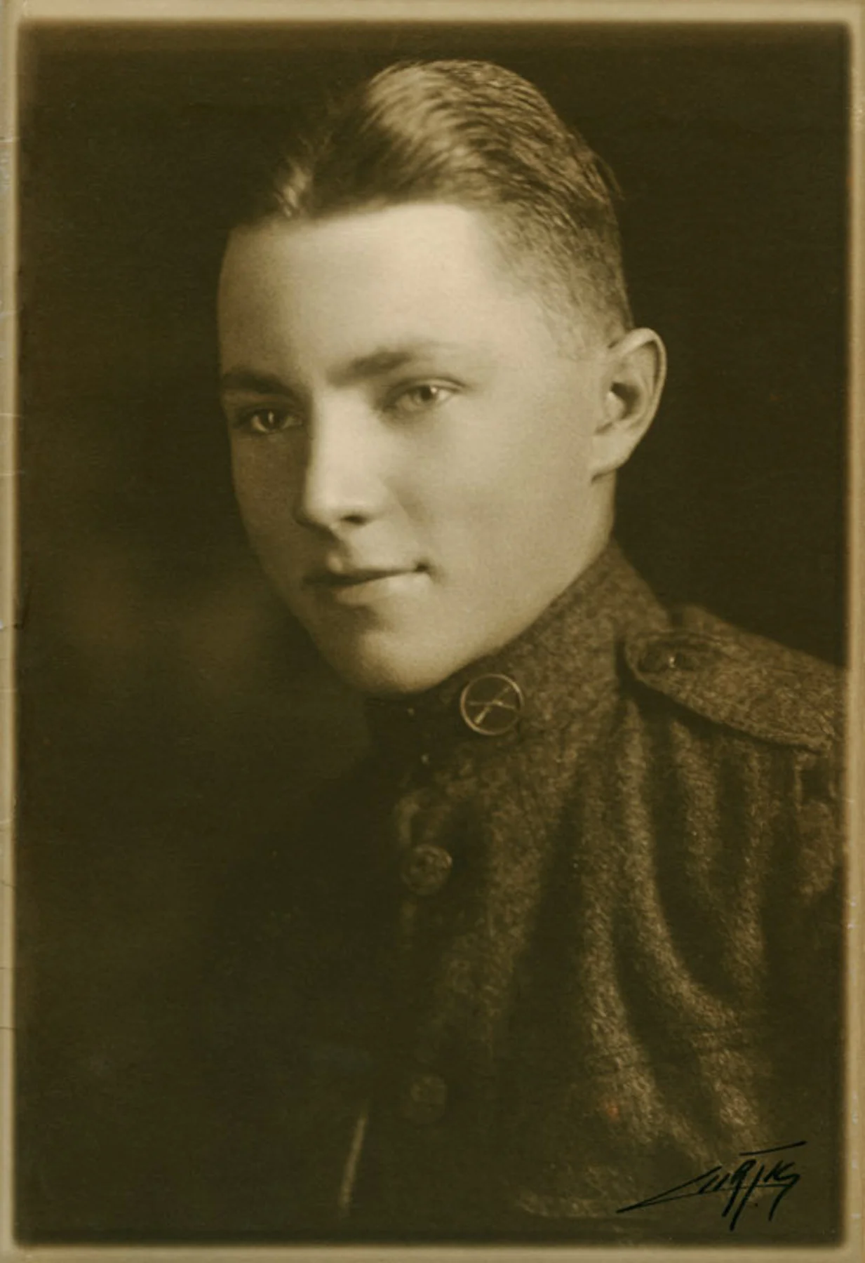 Edward Curtis Photo of Soldier
