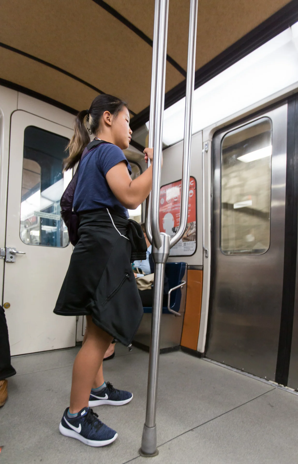 On the Montreal Metro