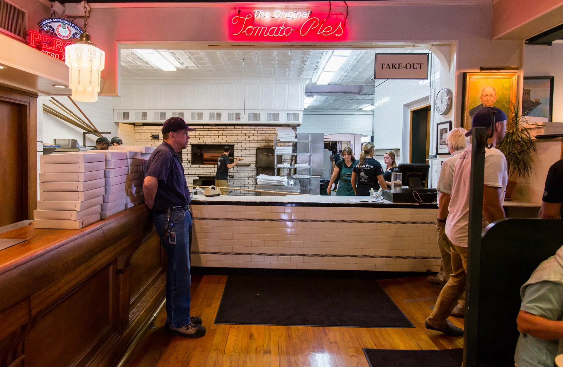 Frank Pepes Pizzeria in New Haven