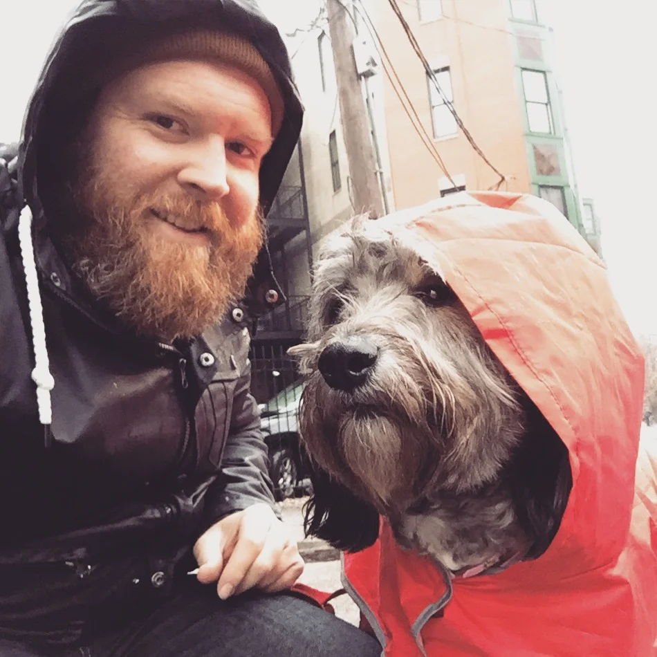 Josh and Bernie, in WATERcolor. Get it?!