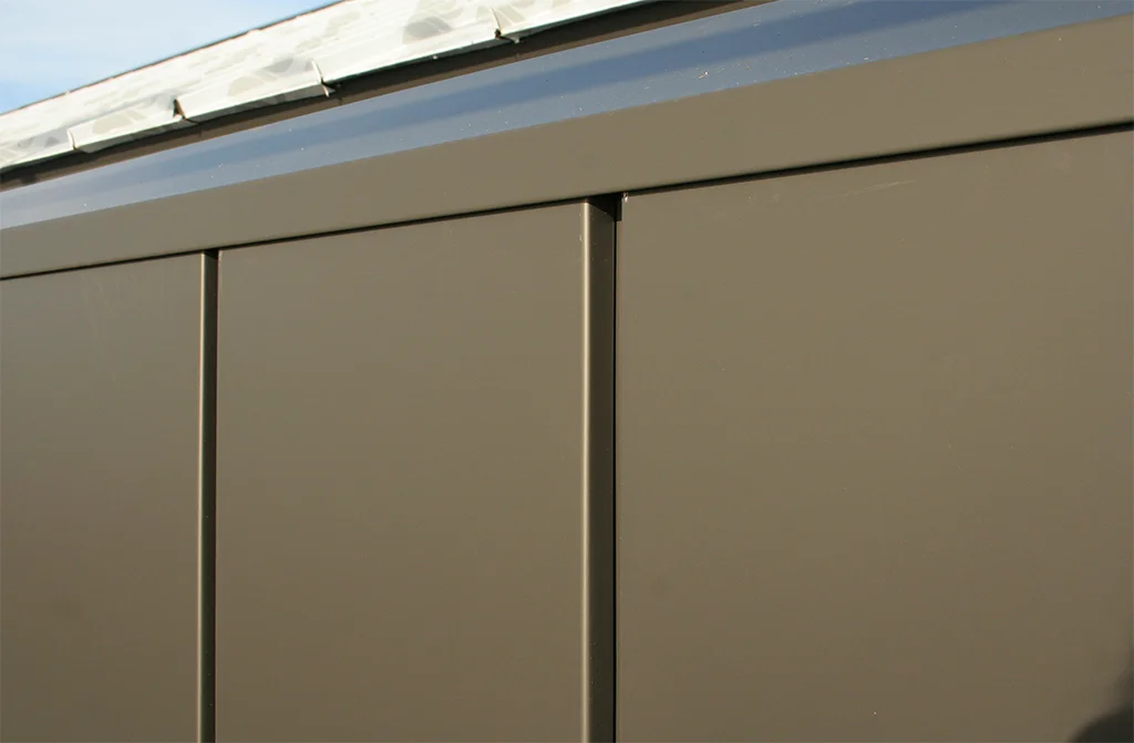 PVDF Aluminium Roof -Wall Detail