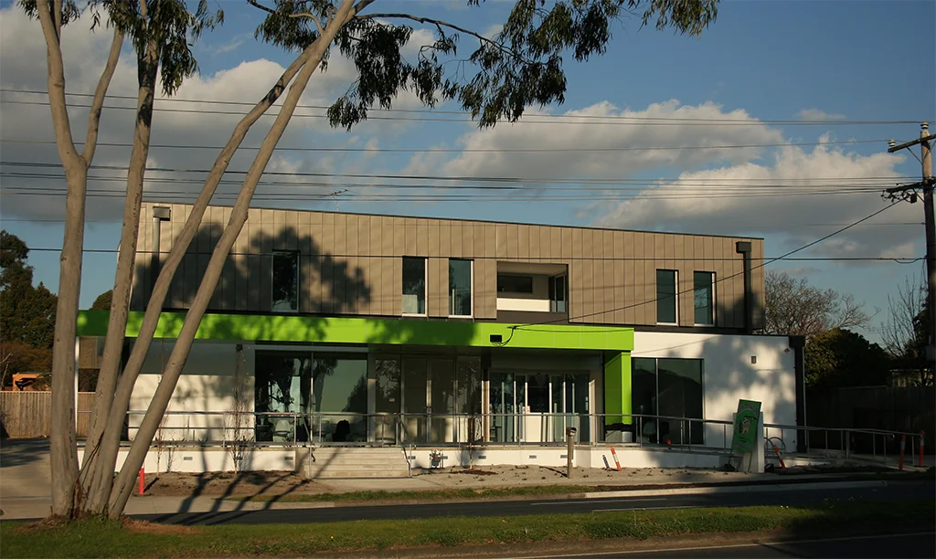 VM Zinc Cladding at Glen Dental