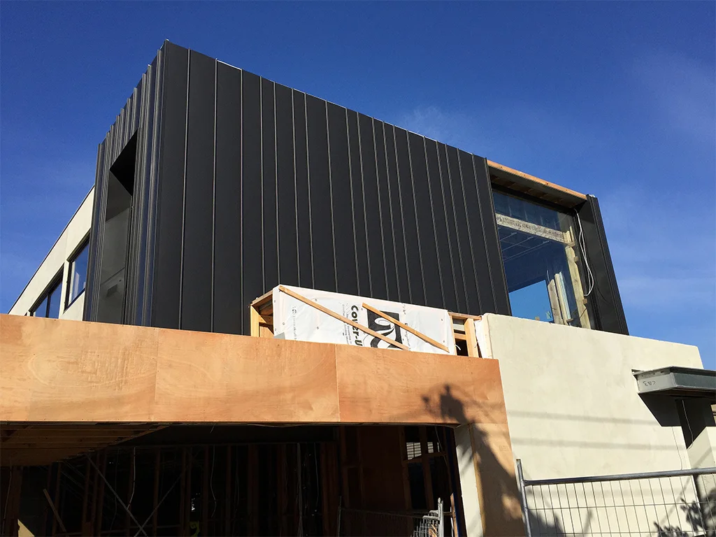 Standing Seam Varying Widths El Zinc Cladding