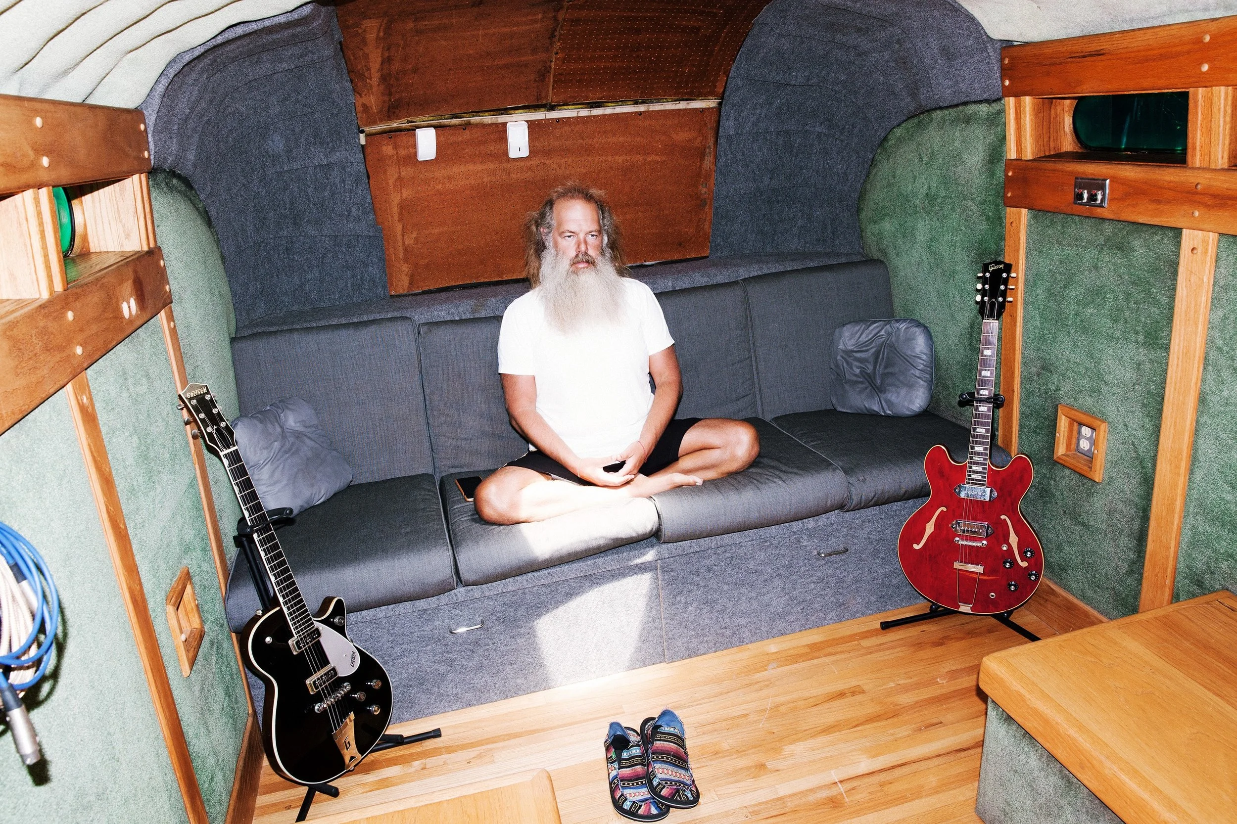Rick Rubin, 2015, for FADER at his Shangri-La studio, Malibu, CA