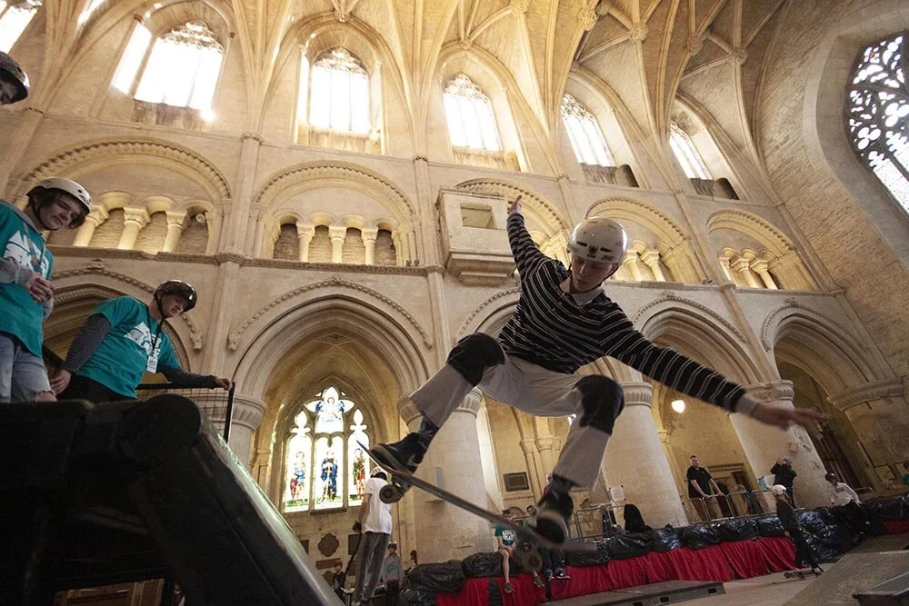 Malmesbury Abbey's Skate Festival