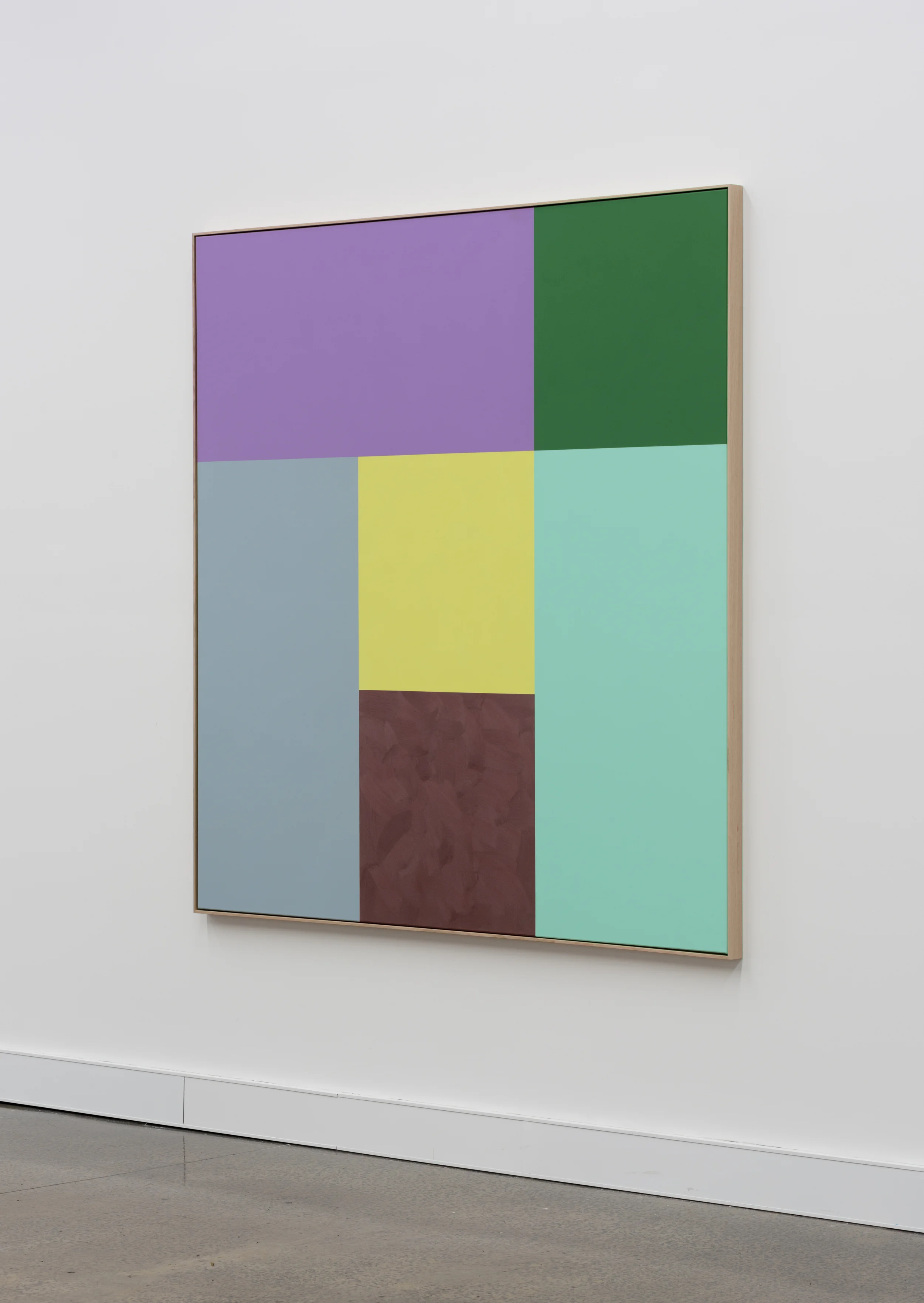 Untitled 1 Acrylic and Enamel on linen 180cm x 180cm 2016 Image from the solo exhibition As It Appears. May 28th - June 26th, 2016 Gallery Langford 120, 120 Langford street, North Melbourne.