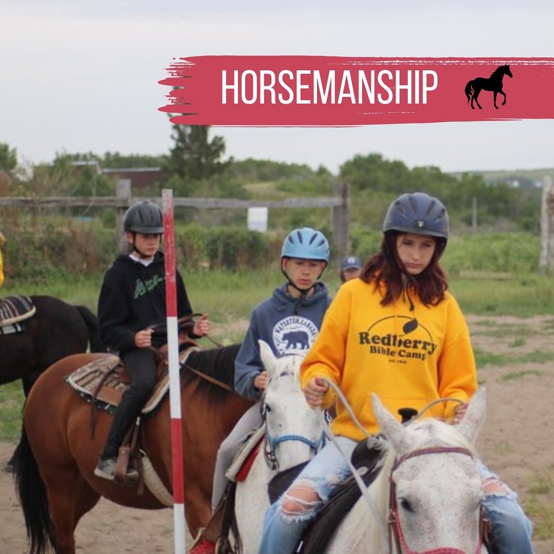 Why couldn&rsquo;t the pony sing? Because it was a little hoarse! 

Come enjoy riding horse and maybe hearing some more bad horse jokes at our horsemanship skill this summer!! 

#redberry #biblecamp #redberrybiblecamp #skills
#horsemanship #horses #r