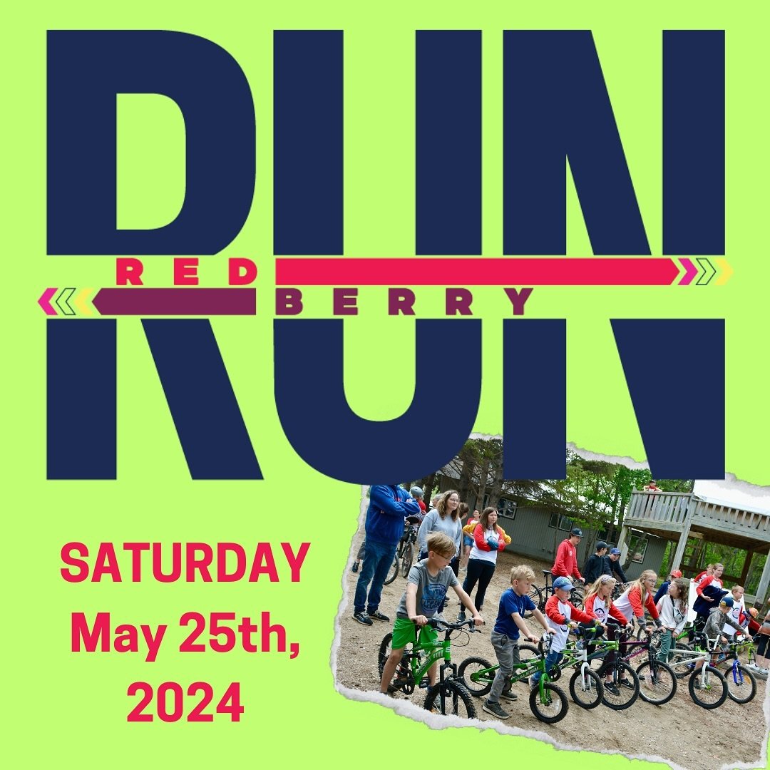 Our annual Redberry Run Fundraiser event will take place at camp on May 25th! The Run starts at 10am followed by an Open House! Everyone is invited to attend the open house regardless of whether or not you attend the Run! 

Visit our website for more