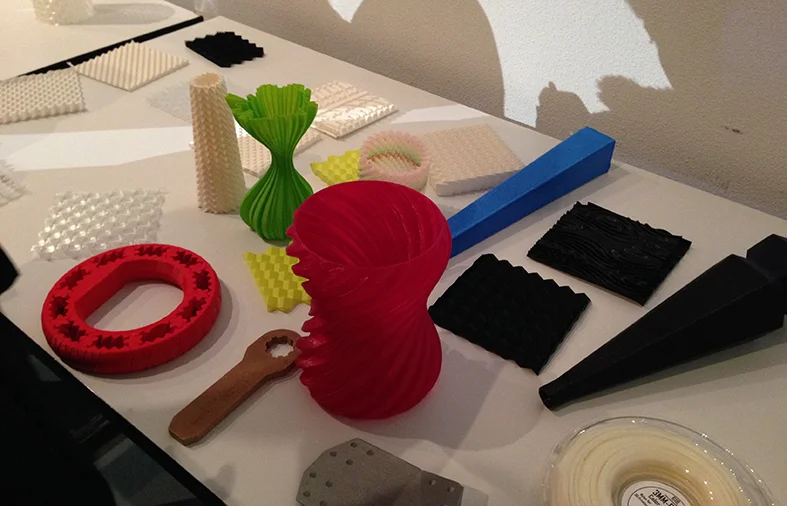 Examples of 3D prints