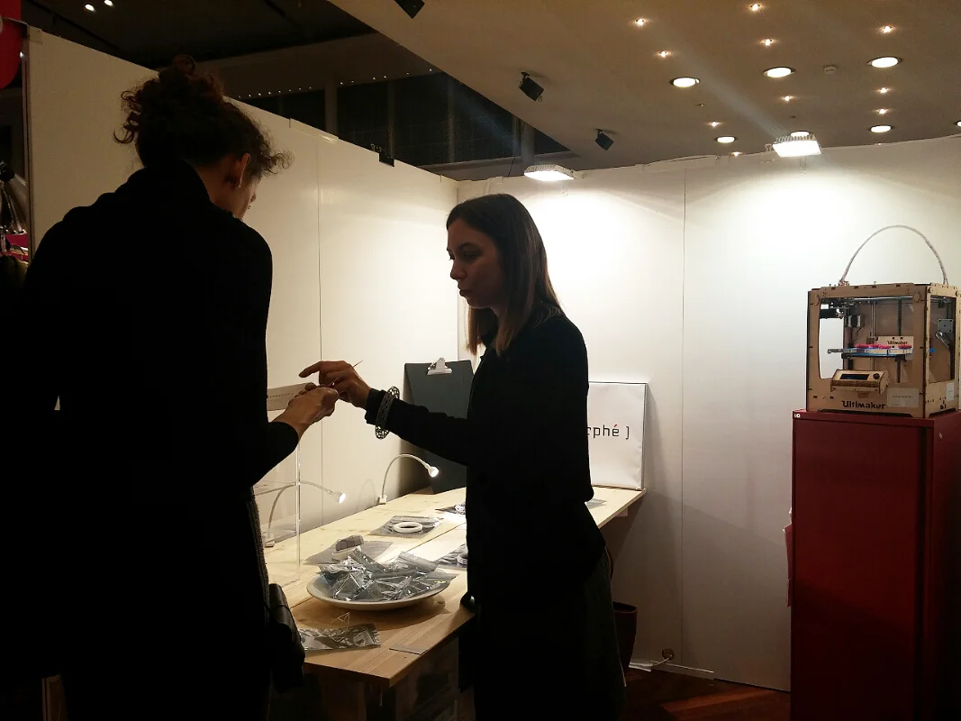 My booth (photo by Valeria Crescenzi)