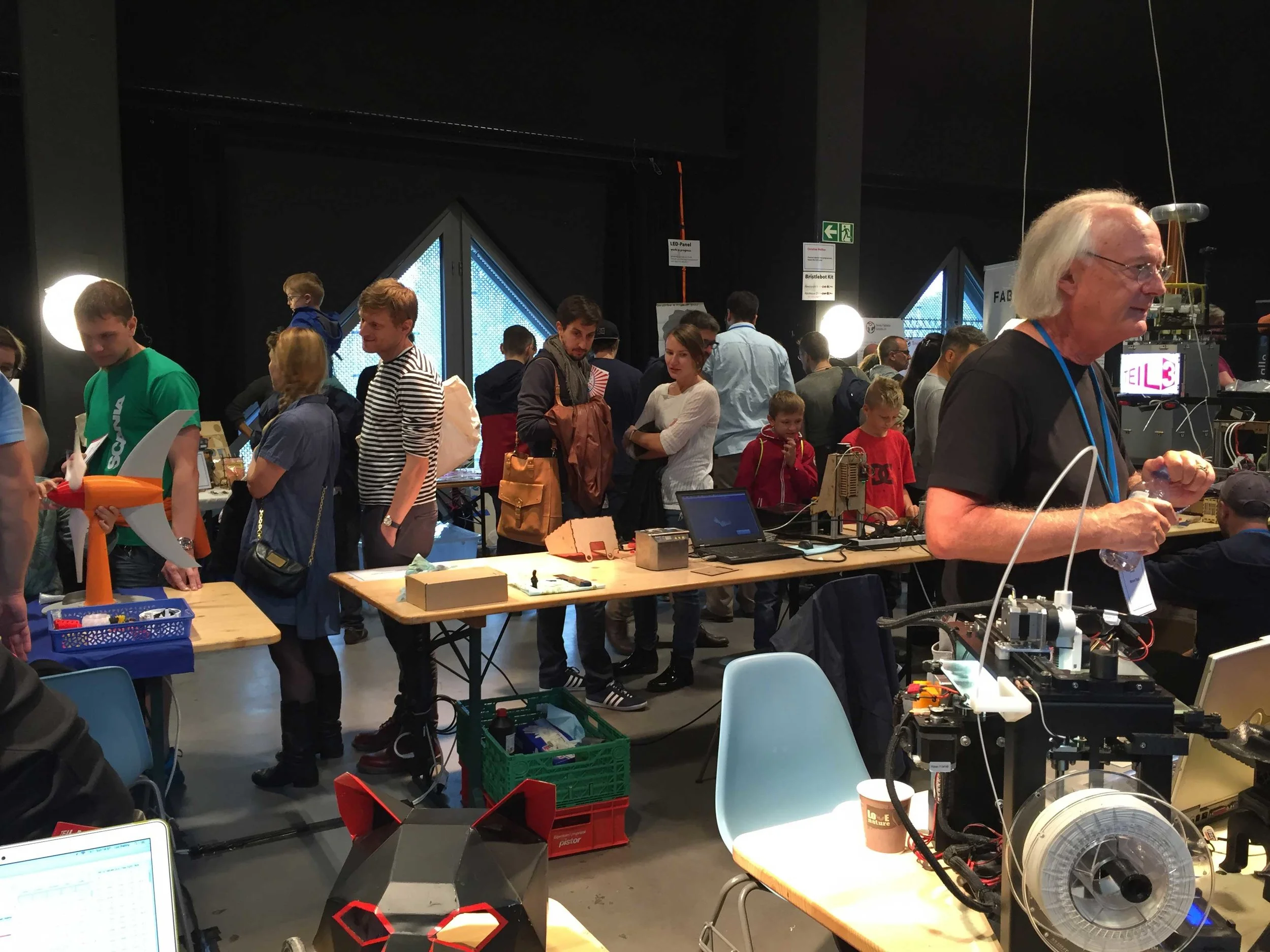 Makers and visitors
