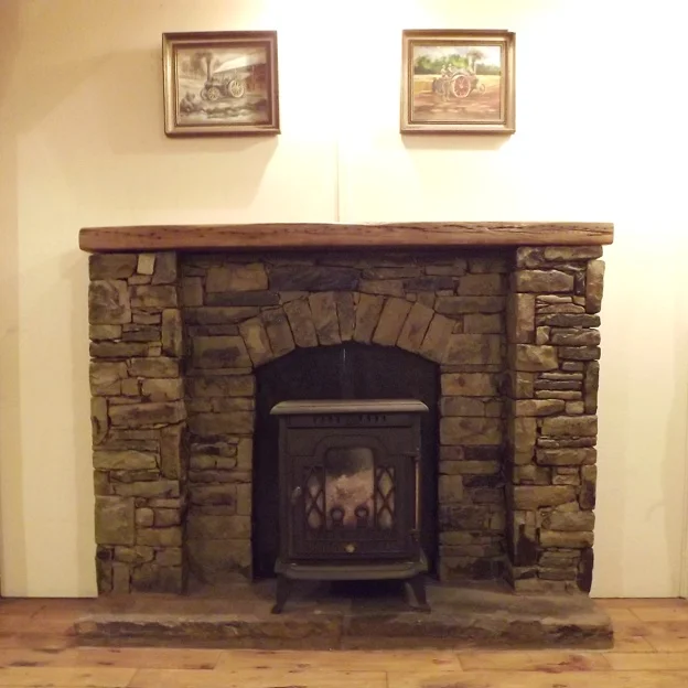 Reclaimed York Stone Fireplace Surround, UK u0026 Ireland - Eu0026A Reclamation —  Eu0026A