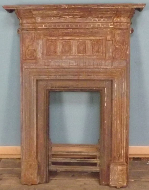 Reclaimed Antique Cast Iron Fireplace Surround, UK & Ireland - E&A