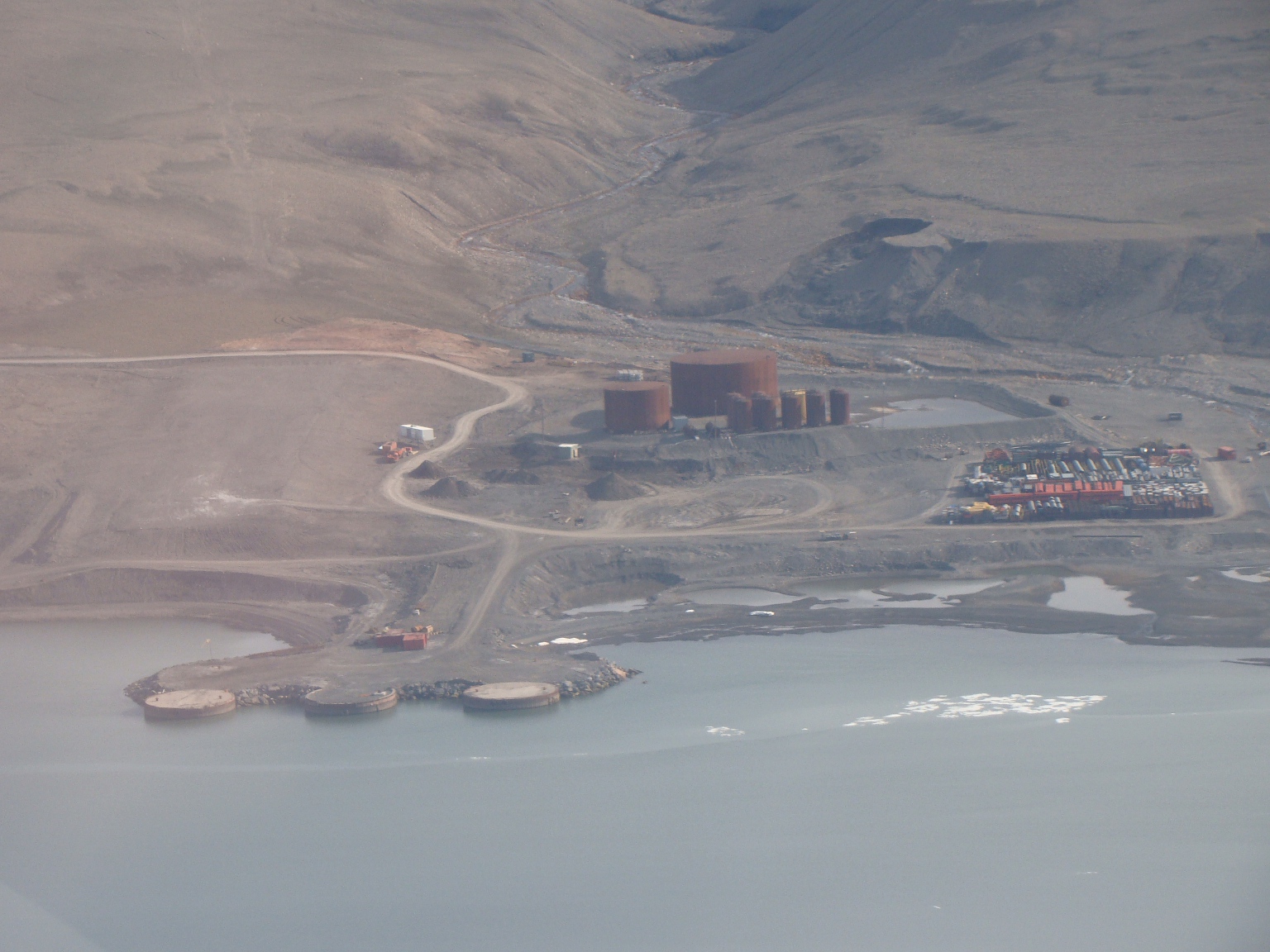 Nanisivik now: Not much to work with for the RCN without some major investment.