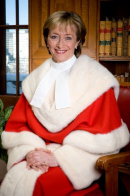 Former Supreme Court Justice Marie Deschamps. 