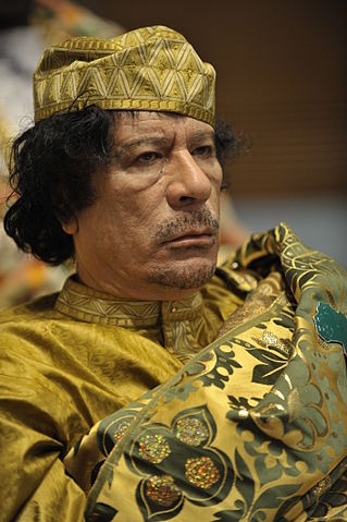 Moammar Gadhafi (Wikimedia)