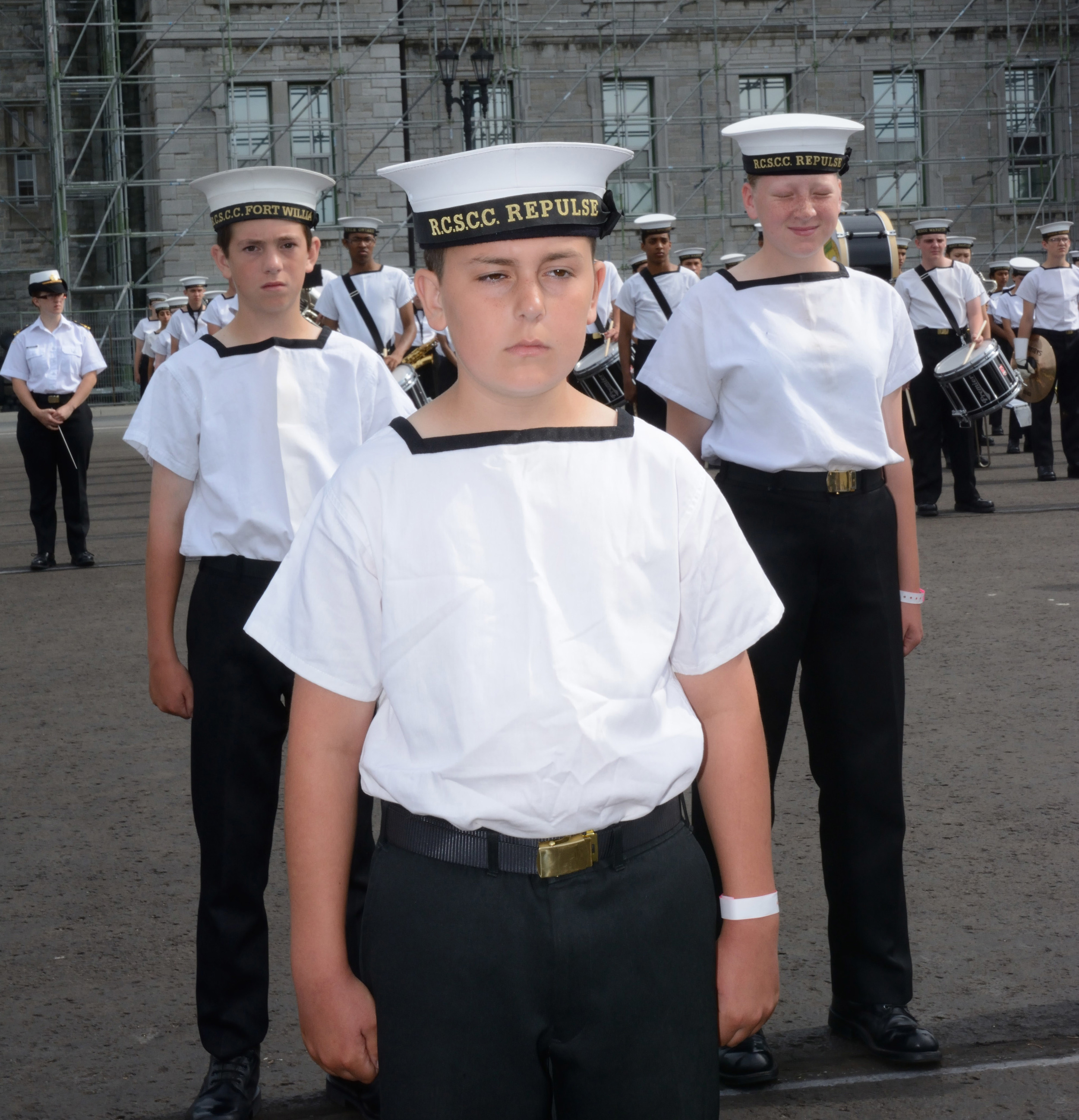Ethan Adams capped off his two week long General Training course with a parade on the grounds of the Royal Military College. His training took in the scope of the sea cadet experience, including everything from sailing and seamanship, to ceremonial drill and marksmanship. (Sgt Kev Parle, DND)