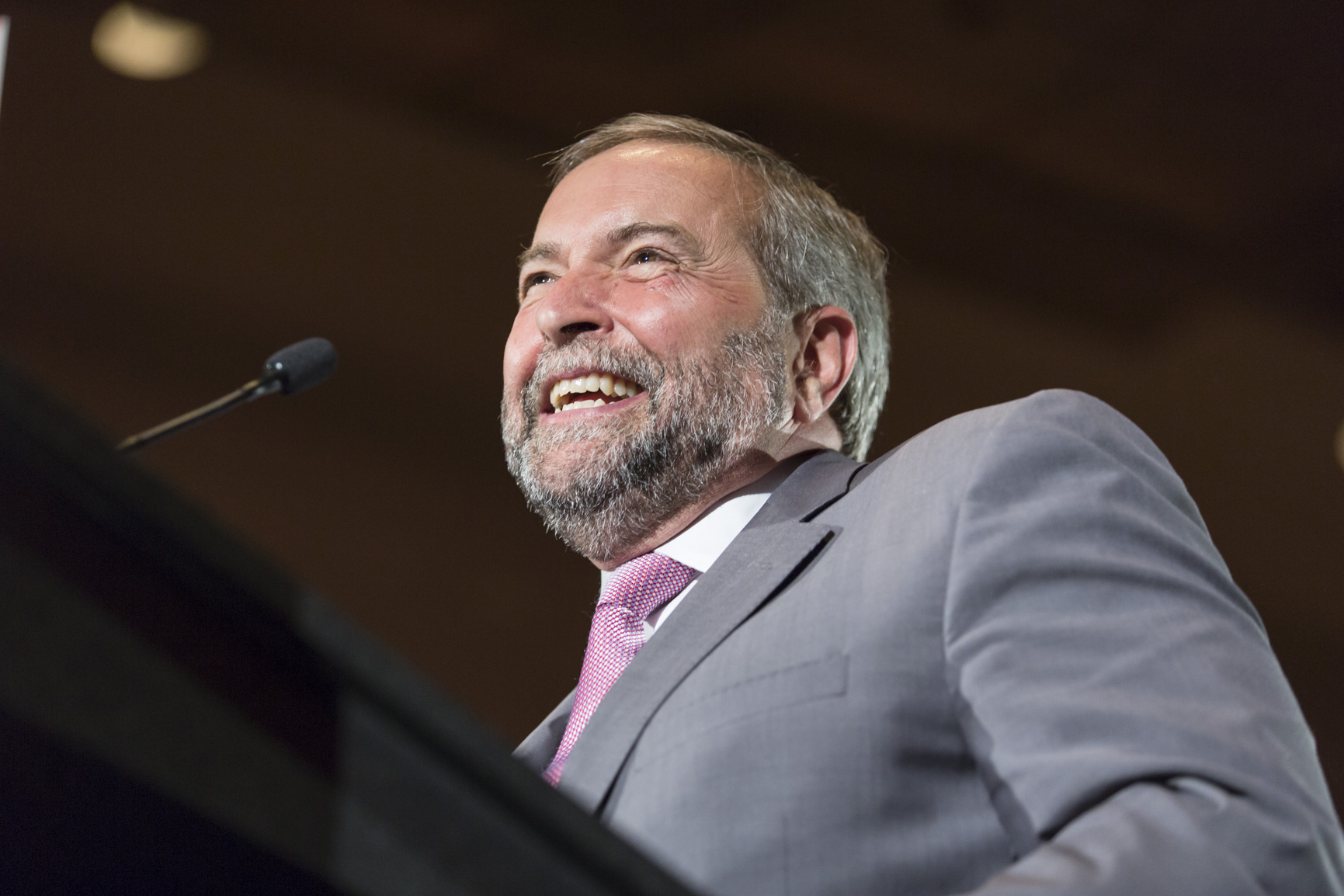 NDP Leader Tom Mulcair would end the military commitment to combat ISIS in Iraq if elected. (Flickr)