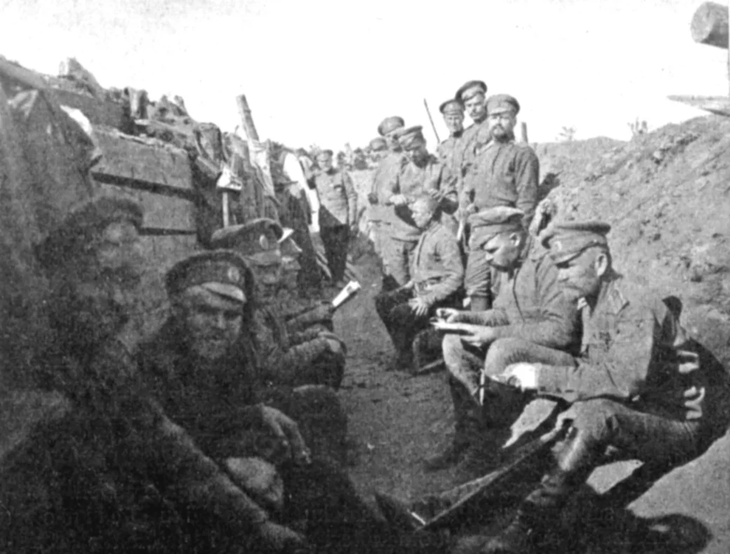 It was not just the British and French troops who published newspapers; Russian soldiers also read trench papers when available during the first World War. 