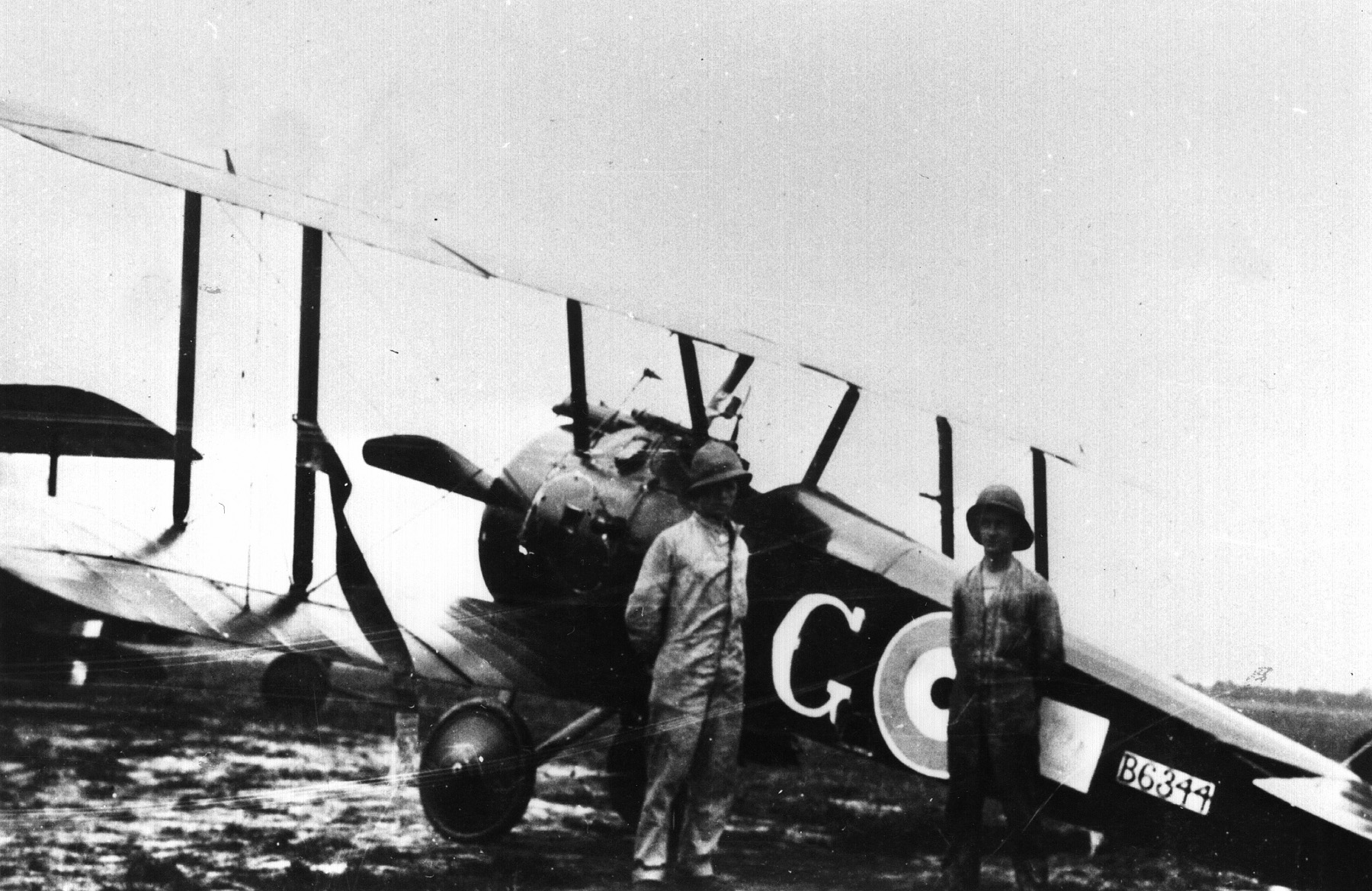 Captain James H. Mitchell of No. 28 Squadron scored six of his 11 victories flying Camel B6344, including the AEG shared with two Italian pilots on December 26, 1917. (AARON WEAVER/LES ROGERS)