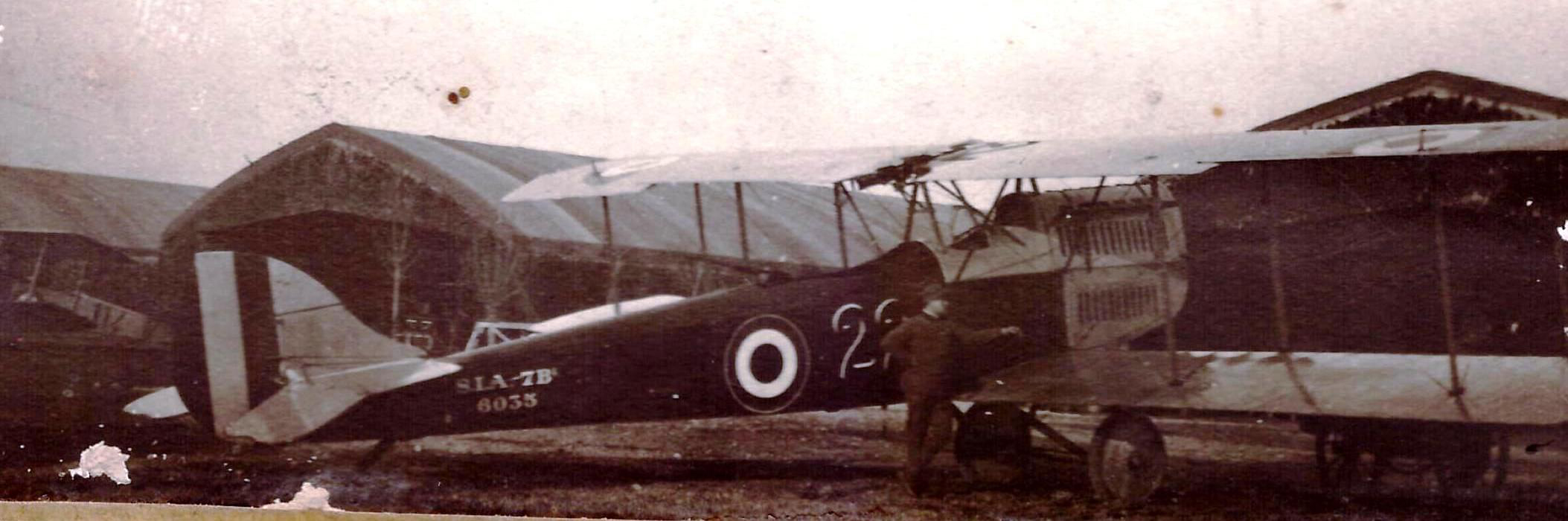 A little-known postscript to the Istrana raid is that an SIA 7B, newly delivered to the 22a Squadriglia, was piloted by Sergente Alfio Lepore with Soldato Ercole Biemmi, a worker and rigger for the SIA company attached to the unit who was in the observer's pit, gave belated, vain chase to the retiring Germans. (ROBERTO GENTILLI)