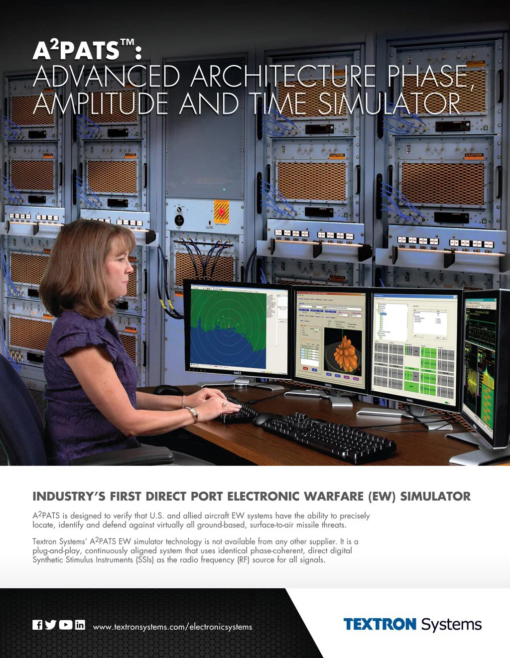 Textron Systems' A2PATS is designed to verify that U.S. and allied aircraft electronic warfare (EW) systems have the ability to precisely locate, identify and defend against ground-based, surface-to-air missile threats. The Canadian government has c…