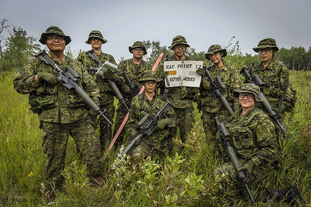 Candidates of Bold Eagle 2018 successfully reach their navigation point during the Final Training Exercise at Canadian Forces Base/Area Support Unit Wainwright’s training area on August 11, 2018. Photo: Corporal Jay Ekin, Wainwright Garrison Imaging…