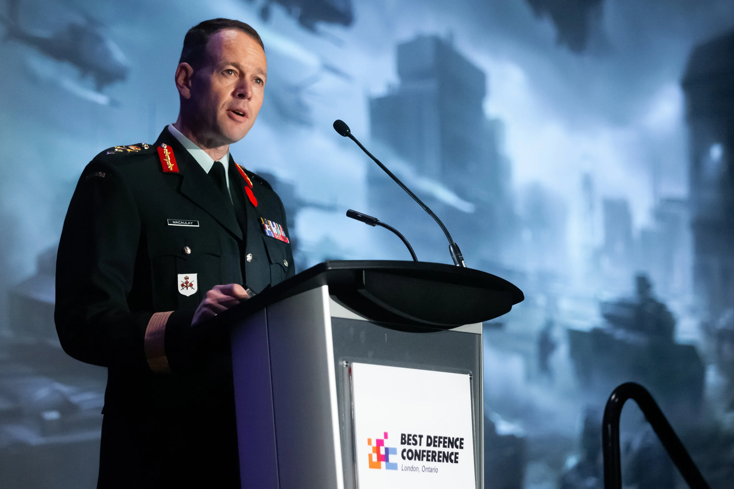 MGen Derek Macaulay, Deputy Commander Canadian Army and keynote speaker at Best Defence.