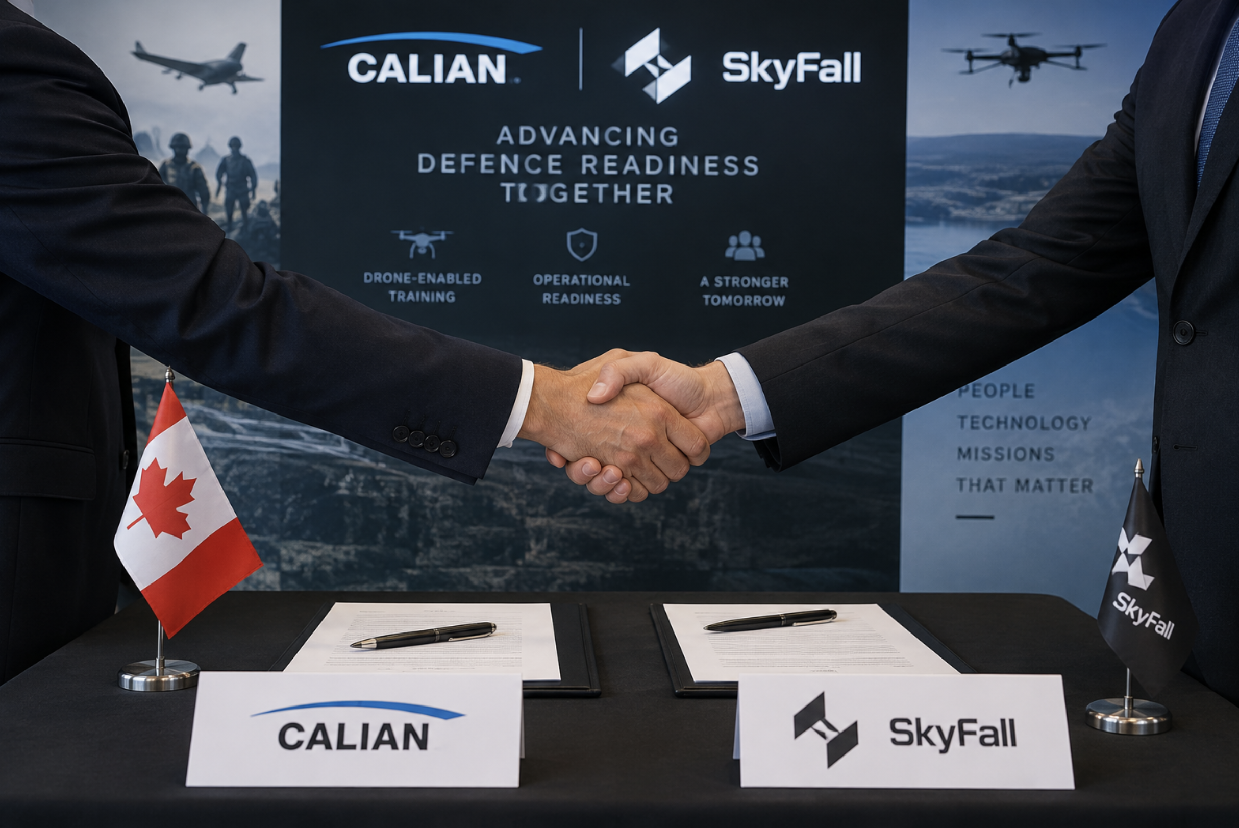 Calian and SkyFall sign strategic agreement to advance drone-enabled defence training and operational readiness